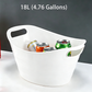 Large Plastic Ice Bucket Stackable Drink Tub
