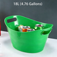 Large Plastic Ice Bucket Stackable Drink Tub