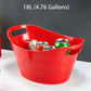Large Plastic Ice Bucket Stackable Drink Tub
