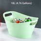 Large Plastic Ice Bucket Stackable Drink Tub