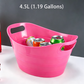 Large Plastic Ice Bucket Stackable Drink Tub
