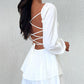 Women’s Sweetheart Neckline Skort Mini Dress