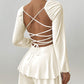 Women’s Sweetheart Neckline Skort Mini Dress