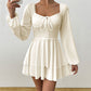 Women’s Sweetheart Neckline Skort Mini Dress