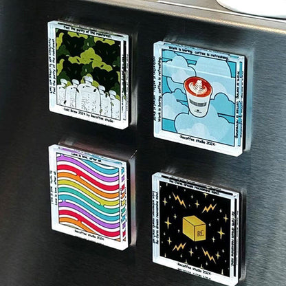 🎨🧲 DIY Fridge Magnet Creative Kit – Decorate your refrigerator with unique handmade magnets ✨🖼️