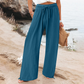 Women's Casual High-Waist Wide-Leg Pants