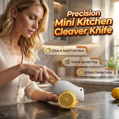 🔪🍎 Mini kitchen cleaver – sharp, rust-proof, easy grip, perfect for fruit!