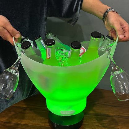 LED Luminous Speaker Ice Bucket