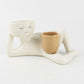 Quirky Ceramic Planter for Desktop Decor