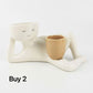 Quirky Ceramic Planter for Desktop Decor