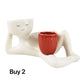 Quirky Ceramic Planter for Desktop Decor