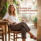 👖🌸 Vintage polka dot wide-leg pants – comfy, breathable & chic! 🌟 Buy 2 get 8% off!
