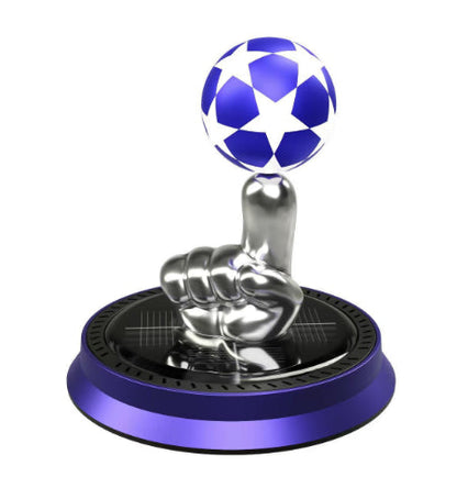 ⚽🌞 Solar football air freshener – rotates in sunlight, spreads fragrance! 🌟 Buy 2 get 8% off!
