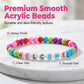 Colorful Alphabet Bead Bracelets for Kids Welcome to School Classroom Rewards