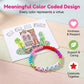 Colorful Alphabet Bead Bracelets for Kids Welcome to School Classroom Rewards