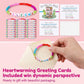 Colorful Alphabet Bead Bracelets for Kids Welcome to School Classroom Rewards