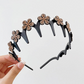 💥Wavy Crystal Headband Set - Lightweight Non-Slip Girly Feminine Hair Accessory, Sparkling Crystal-Accented Wave-Shape Band for Weddings & Everyday Wear, Girly Feminine Items