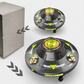 🛸🫧 UFO bubble machine – 360° rotation, LED lights, obstacle avoidance!