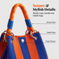 👜✨ Knitted bucket bag – chic stripes, spacious, perfect for vacations!
