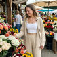 👗 50% OFF NOW! ☀️ Women's Soft Casual Top & Wide-Leg Pants Set – Lightweight & relaxed fit – Effortless comfort, perfect for summer days or lounging 🌸✨
