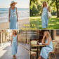 🌼 Women's Summer Daisy Print Sleeveless Dress – Lightweight & flowy – Perfect for beach days, picnics or casual summer vibes – easy and cheerful 🌸✨