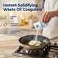 🧑‍🍳🧊 Waste oil coagulant – turns liquid oil into solid block, mess-free cleanup!