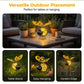 ✨ Hanging Solar Bee Light – Warm Amber Glow, Flicker-Free, Perfect for Garden Parties, Camping, or Kids’ Rooms – Spread Joy Day and Night 🌞🌜