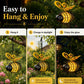 ✨ Hanging Solar Bee Light – Warm Amber Glow, Flicker-Free, Perfect for Garden Parties, Camping, or Kids’ Rooms – Spread Joy Day and Night 🌞🌜