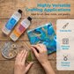 🎨✨ Crystal clear epoxy resin – bubble-free, anti-yellowing, easy 1:1 mix!