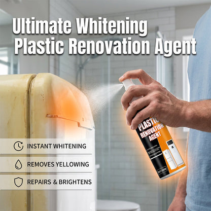 🧴✨ Plastic yellowing remover – restores white surfaces, safe & easy spray!