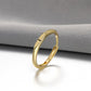 Minimalist Initial Ring for Everyday Elegance