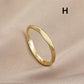 Minimalist Initial Ring for Everyday Elegance