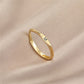 Minimalist Initial Ring for Everyday Elegance