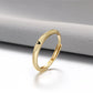 Minimalist Initial Ring for Everyday Elegance
