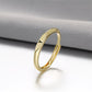 Minimalist Initial Ring for Everyday Elegance