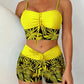 🔥While Supplies Last 52% OFF!Flattering High-Waist Bikini Set | Sporty Boxer Cut & Chic Lace-Up Top | Quick-Dry Tummy Control Beachwear