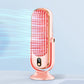 🌀📏 Compact portable fan – 5 speeds, quiet, long battery life, perfect for desks!