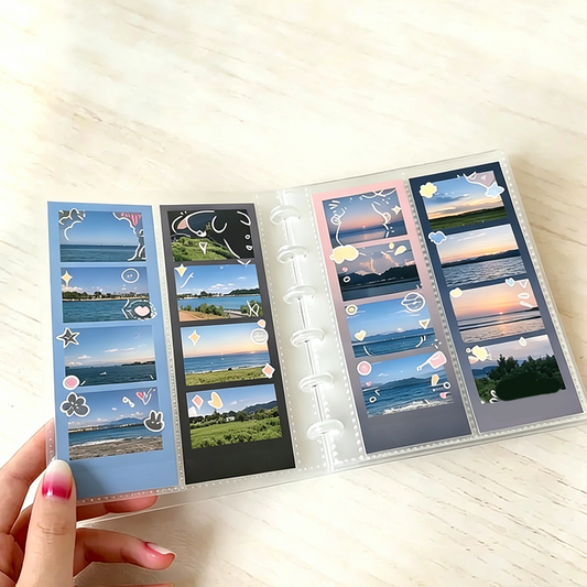 📖✨ Photo card album – double-sided pockets, portable, dust & scratch proof!