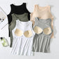 Women's Comfort Tank Top with Built-In Padded Bra
