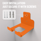 🔧🌿 Wall-mounted trimmer rack – sturdy, space-saving, secure & easy install!