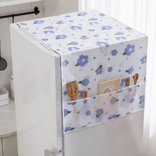 🧊🛡️ Fridge cover – UV protection, storage pockets, durable & easy to clean!