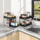 🧺🚰 Under-sink organizer – sliding drawer, drainage, no-tool assembly!