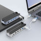 Foldable Laptop Stand with 4-Port USB Hub
