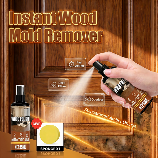 🥳2026 HOT SALE🥳💞50K+ SOLD!🌲🧴 50% OFF! Wood Mold Remover Spray – Instantly removes deep stains & fungal growth. Safe for all finishes. Restores natural wood grain. 💪✨