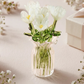 🌷 Glass flower vase set – vibrant, compact, maintenance-free forever!