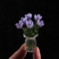 🌷 Glass flower vase set – vibrant, compact, maintenance-free forever!