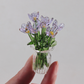🌷 Glass flower vase set – vibrant, compact, maintenance-free forever!