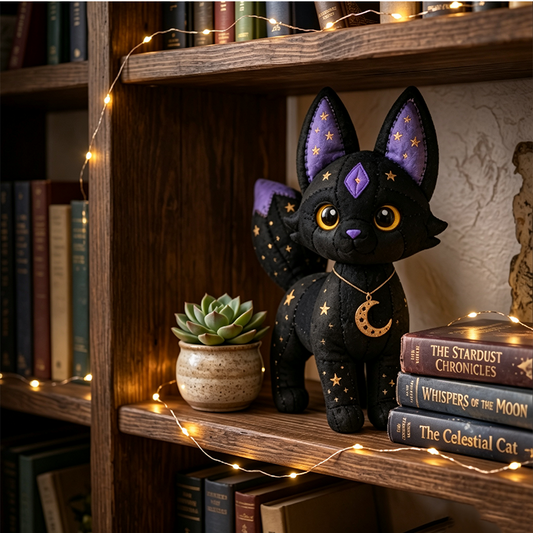 🧵🌙 Beginner sewing kit – celestial plush, all-in-one, magical DIY gift!