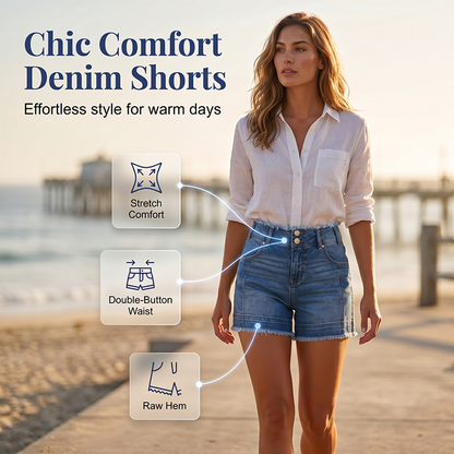 📢📢40% OFF !! ⏰Women’s Casual Stretch Denim Shorts