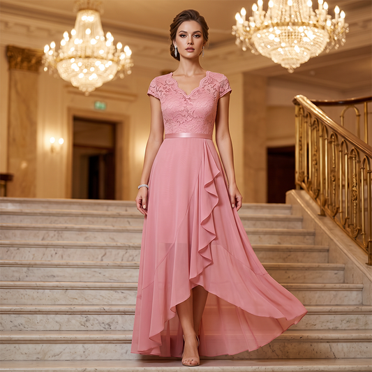 Elegant Lace Evening Dress